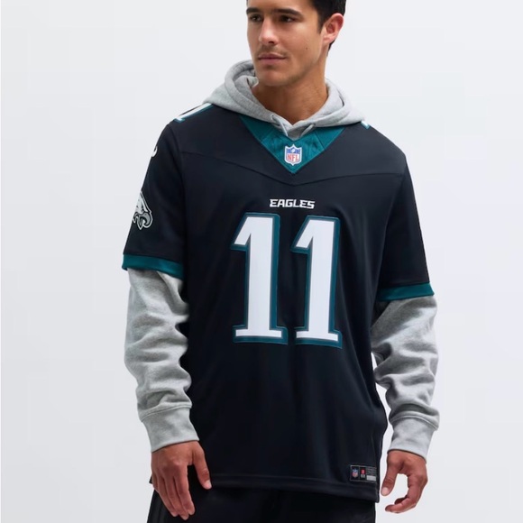 Philadelphia Eagles Nike A.J Brown Limited Jersey Sz M Retail $175 FUSE - Picture 3 of 11